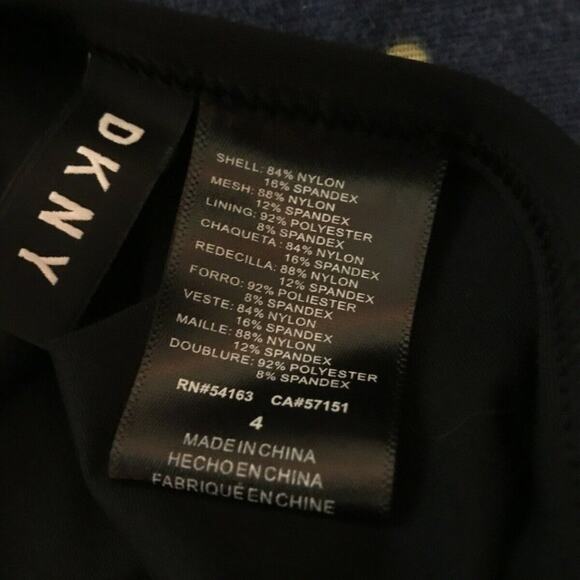 DKNY Rhinestone Logo Adjustable Straps One Size 4 - Picture 8 of 8